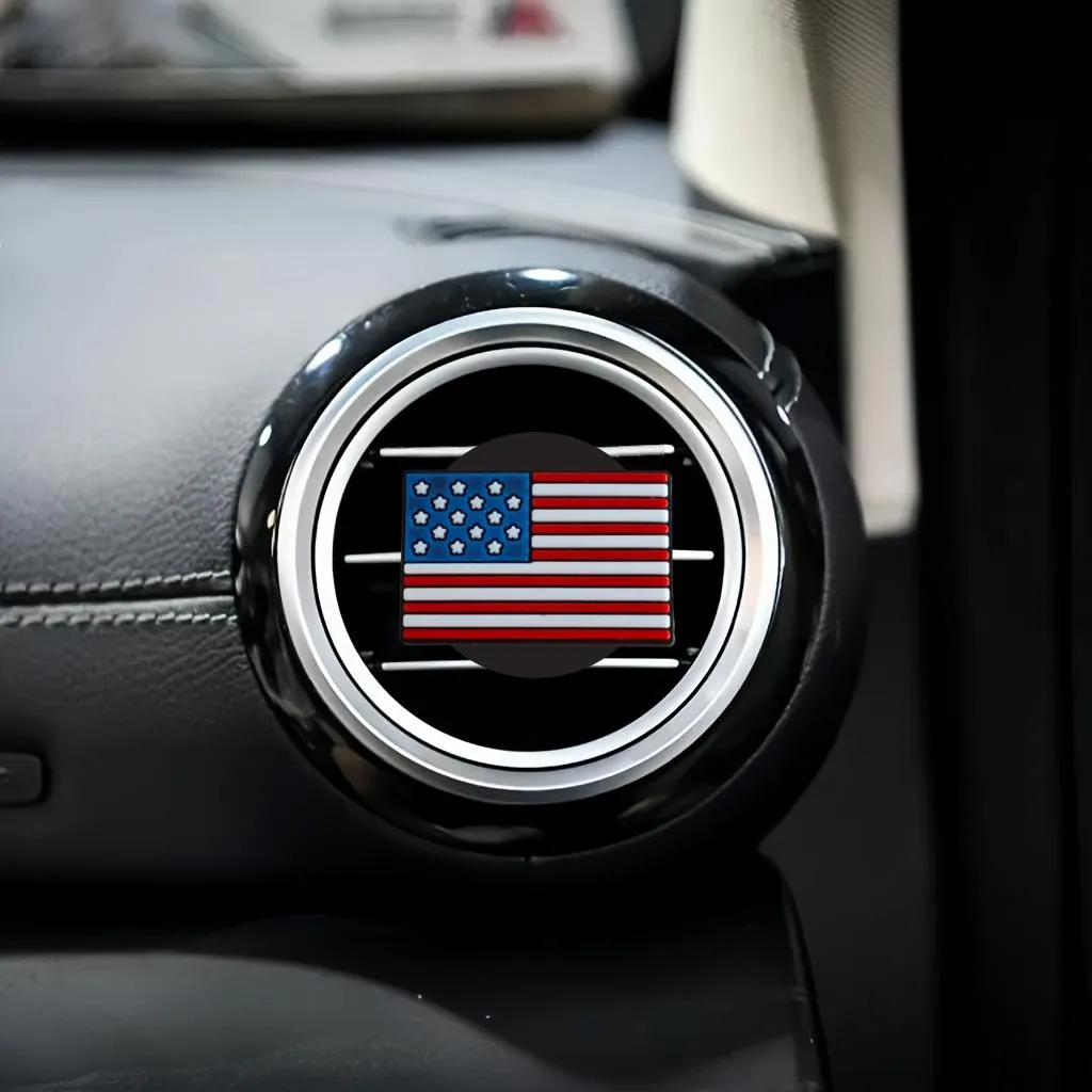 national flag cartoon car air vent clip decorative auto conditioner clips outlet perfume bulk freshener for office home