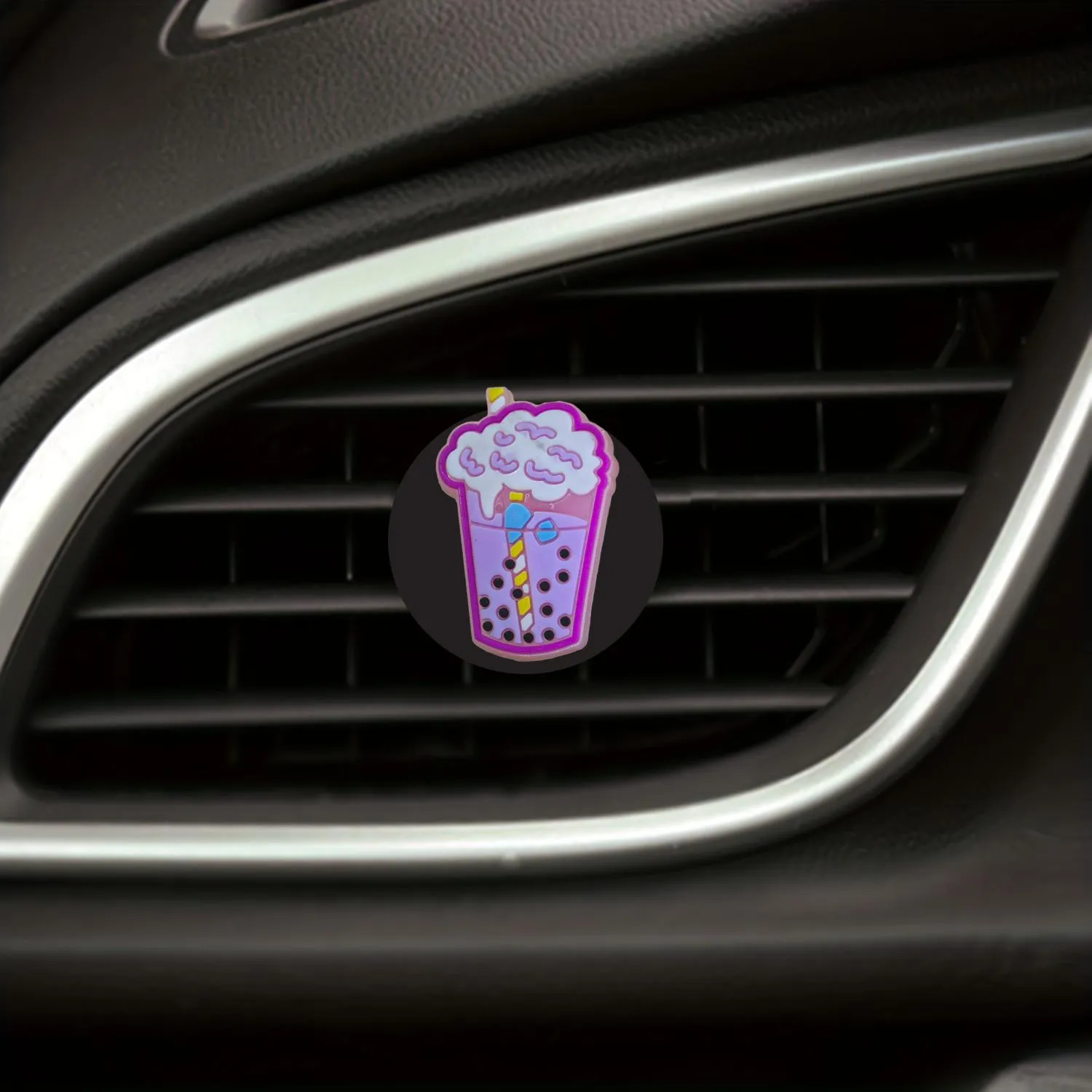 transparent bottle 10 cartoon car air vent clip auto freshener clips perfume replacement conditioner outlet
