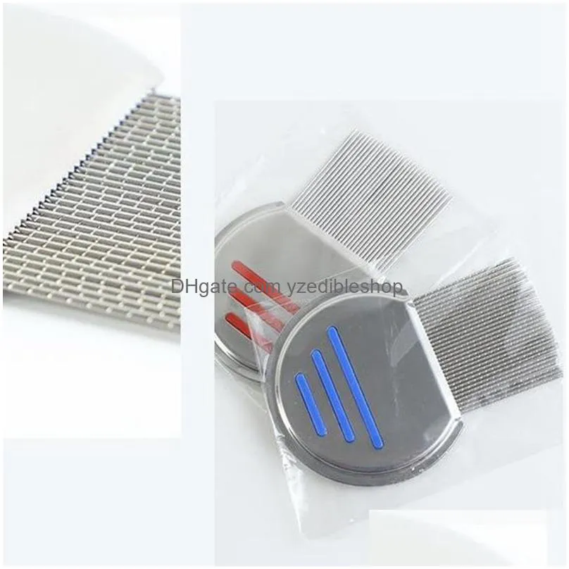 terminator dog grooming lice comb stainless steel louse effectively get rid for head lices treatment hair removes nits s