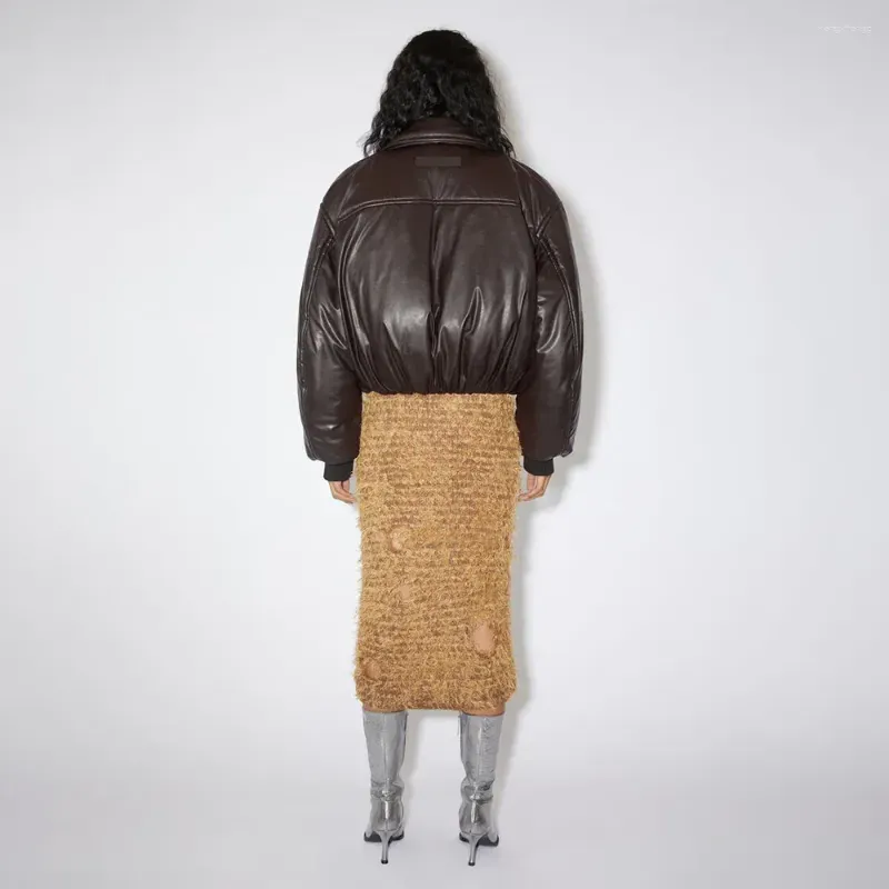 Women`s Trench Coats 2023 Autumn And Winter Retro Versatile Casual Lapel Solid Colour Short Section Bread Cotton Jacket Women