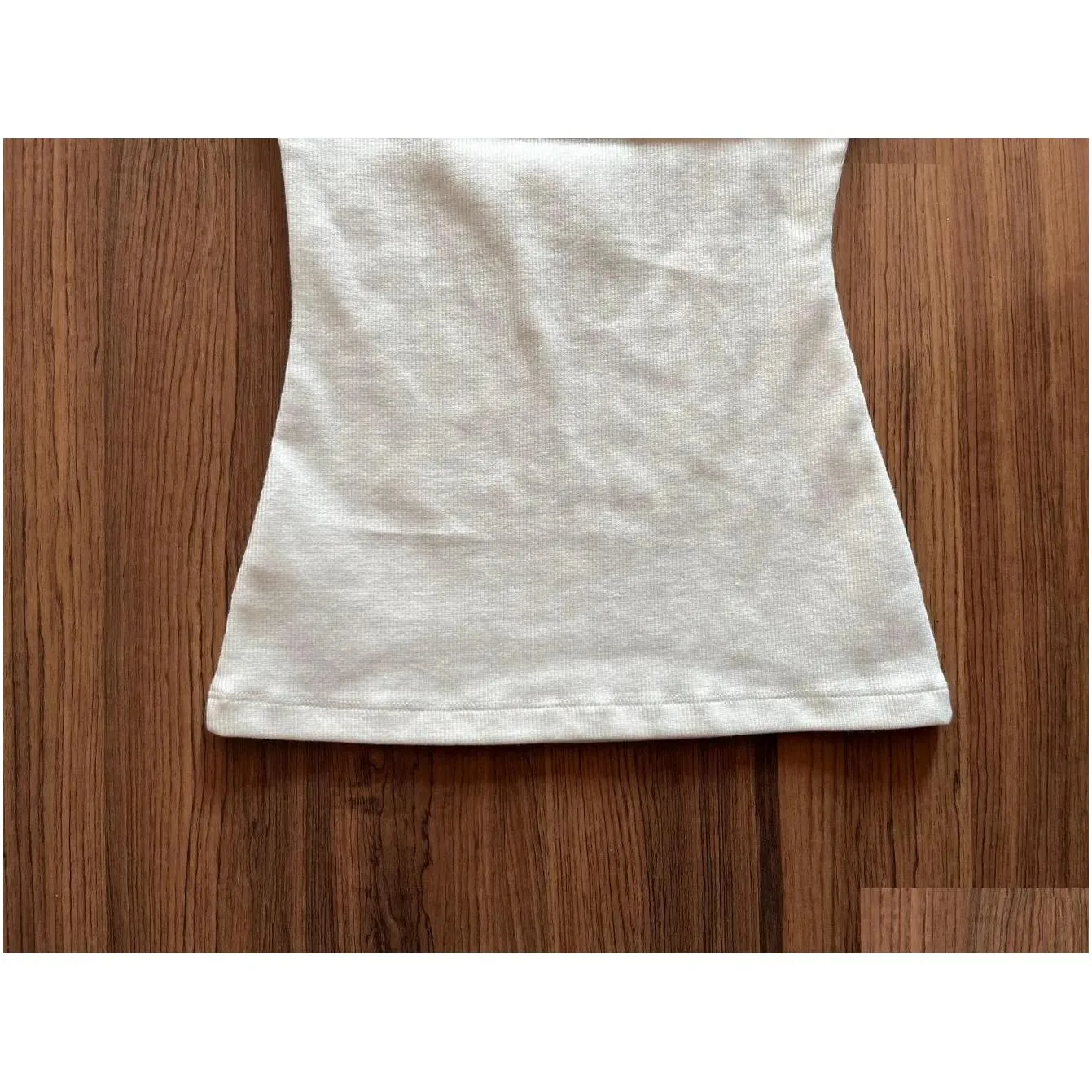 Women Cropped Top T Shirts Tank Top Anagram Regular Cropped Cotton Jersey Camis Female Femme Knits Tees Designer Embroidery Knitted Sport Breathable Yoga Vest