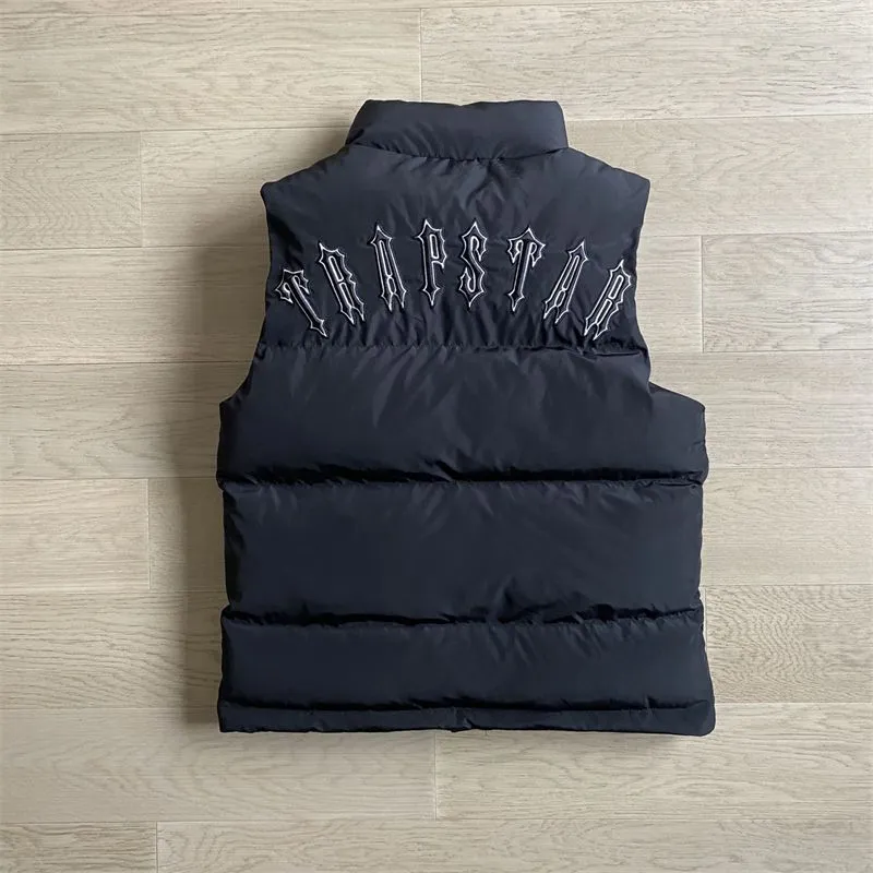 10A High Quality Men Vests Winter Men Sleeveless Tops Trapstar Jackets T Badge Gilet Embroidery Women Short Suits High Street Warm
