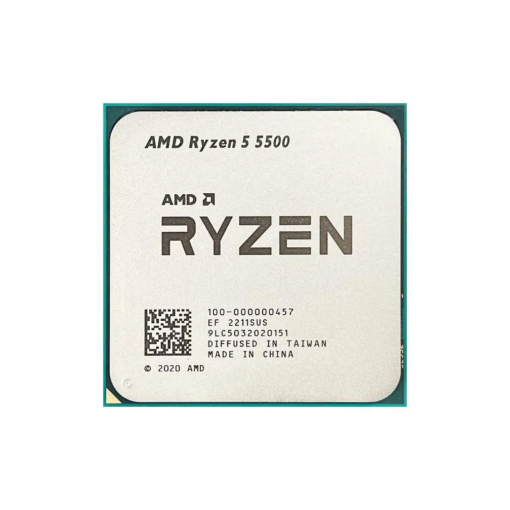 CPUs Ryzen 5 5500 R5 5500 36 GHz 6Core 12Thread CPU Processor 7nm L316M Socket AM4 For B550 MotherBoard 230204