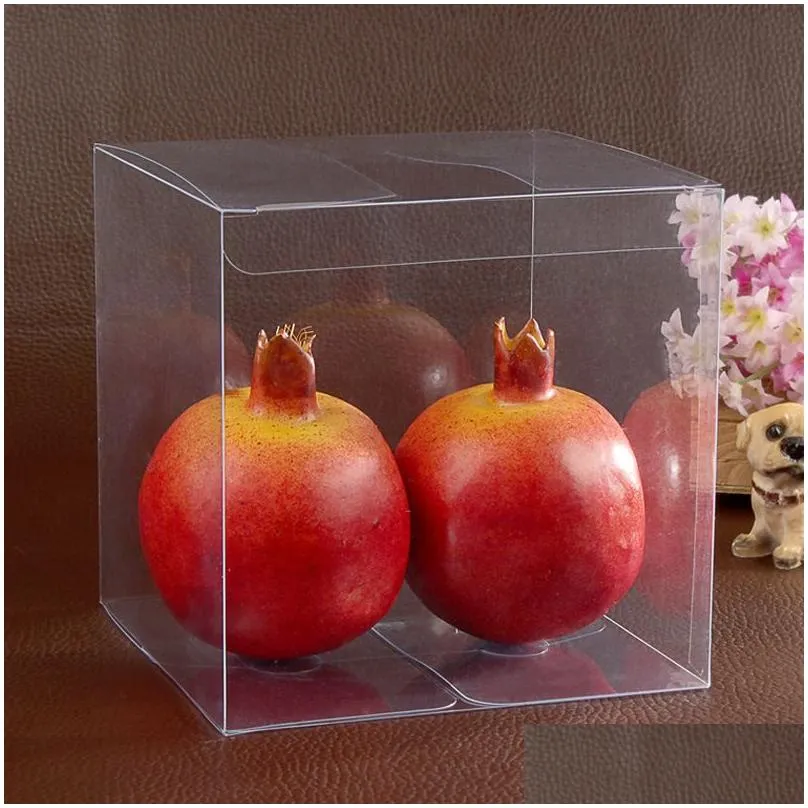 gift wrap pvc gift box transparent packaging favor boxes decoration chocolate bags candy boxes wedding party supplies plastic boxes