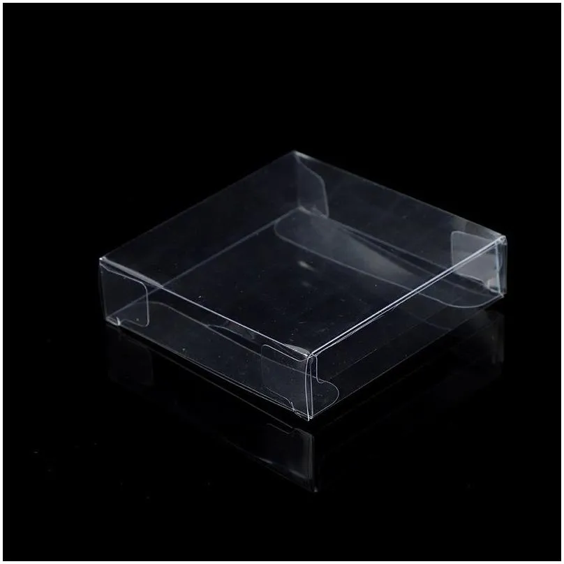 gift wrap pvc gift box transparent packaging favor boxes decoration chocolate bags candy boxes wedding party supplies plastic boxes