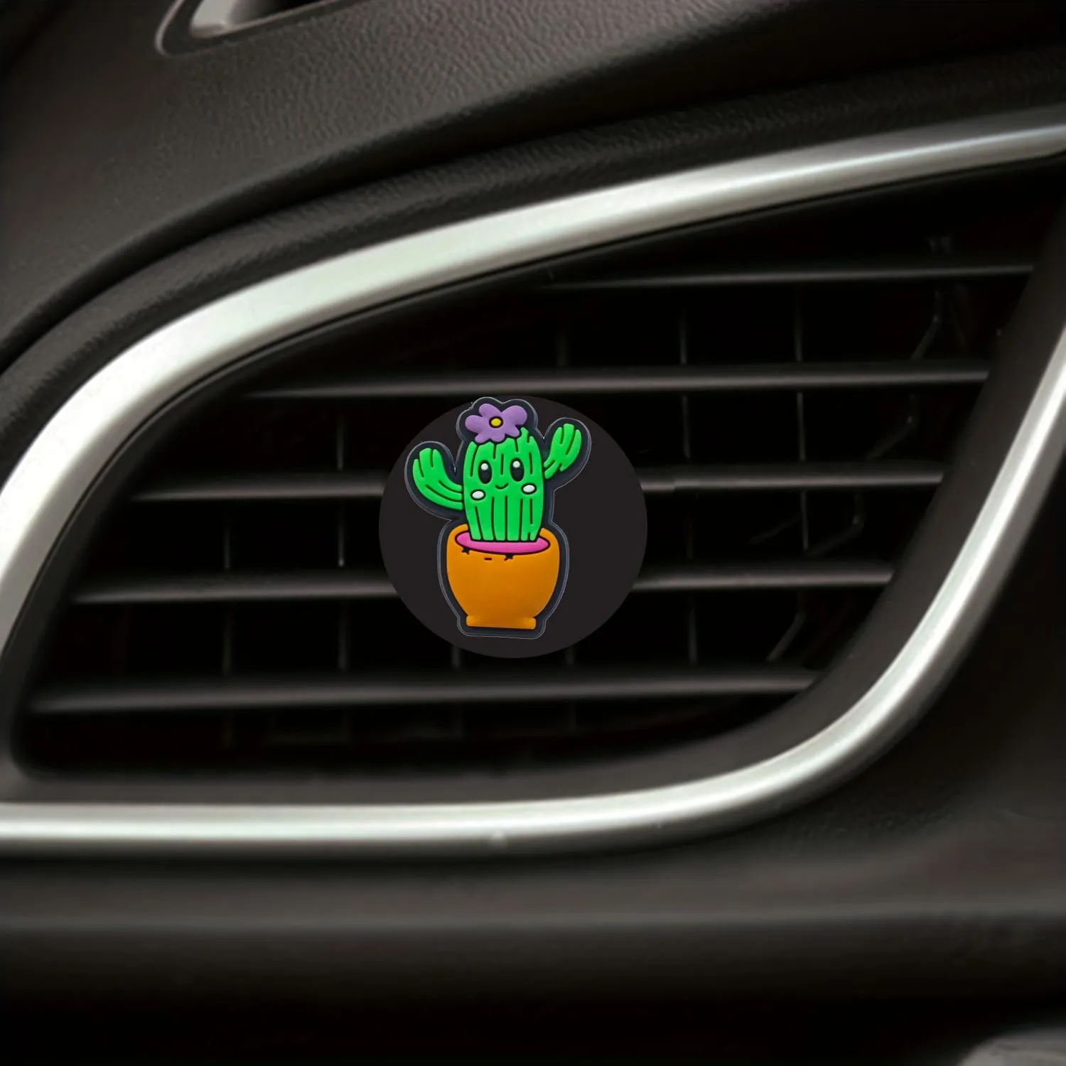 cactus cartoon car air vent clip clips auto conditioner outlet perfume freshener square head