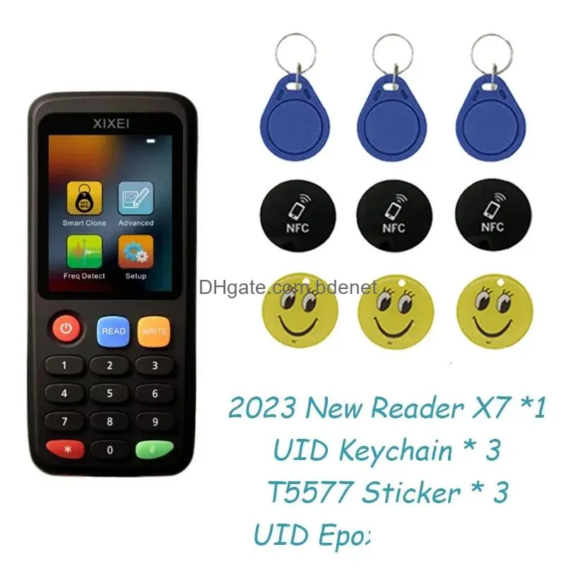 Door Locks X7 Smart Card Reader Rfid Key Clone Copier Ic Id Token Copy Duplicator 125Khz Badge Writer 1356Mhz Nfc Tag Programmer 24022 Dhzsx