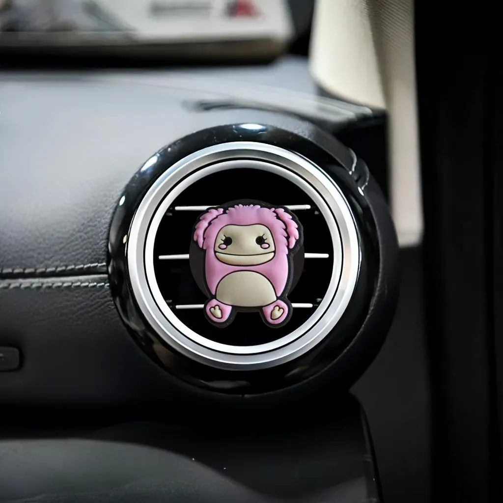 Safety Belts Accessories Cute Pig 2 50 Cartoon Car Air Vent Clip Outlet Per Clips Decorative Freshener Conditioner Bk Drop Delivery Ot Otbnb