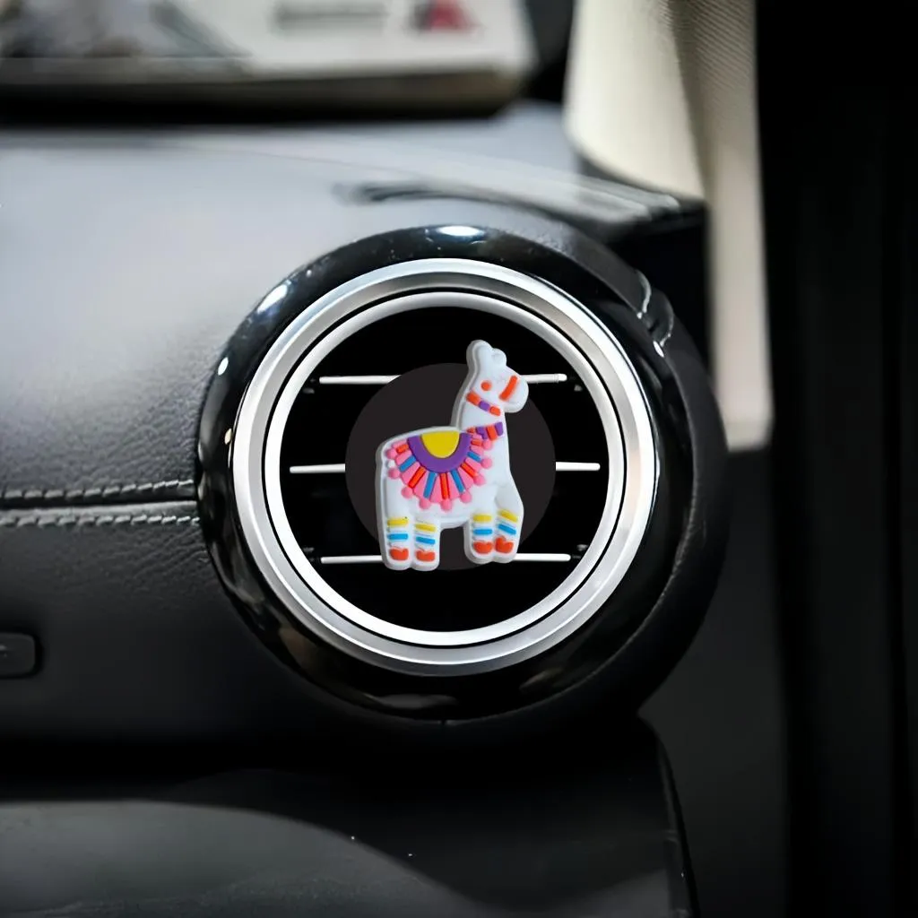 Safety Belts Accessories Animal Cartoon Car Air Vent Clip Diffuser Clips Conditioner Outlet Square Head Per Freshener Decorative Bk Dr Otnav