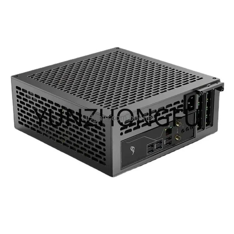 Other Building Supplies Lzmod 5L Mini A24-V5 Dual-Slot Single-Display Chassis Double-Sided Chamfer 1U Power Supply Itx Drop Delivery H Dhdei