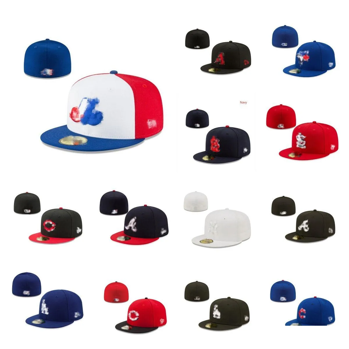 Unisex Outdoor Canada Expos Fitted Caps Fashion Hip Hop Size Hats Baseball Caps Adult Flat Peak For Men Women Full Closed