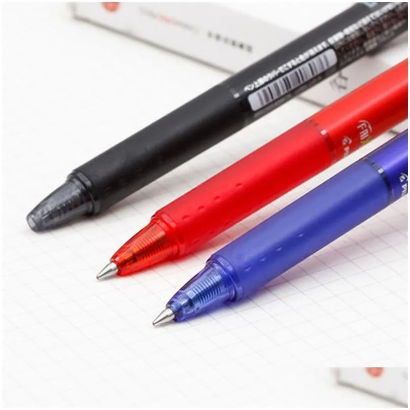 wholesale gel pens pilot frixion erasable gel pen lfbk-23ef/23f 10pcs/lot school office supplies stationery 0.5/0.7mm 230703