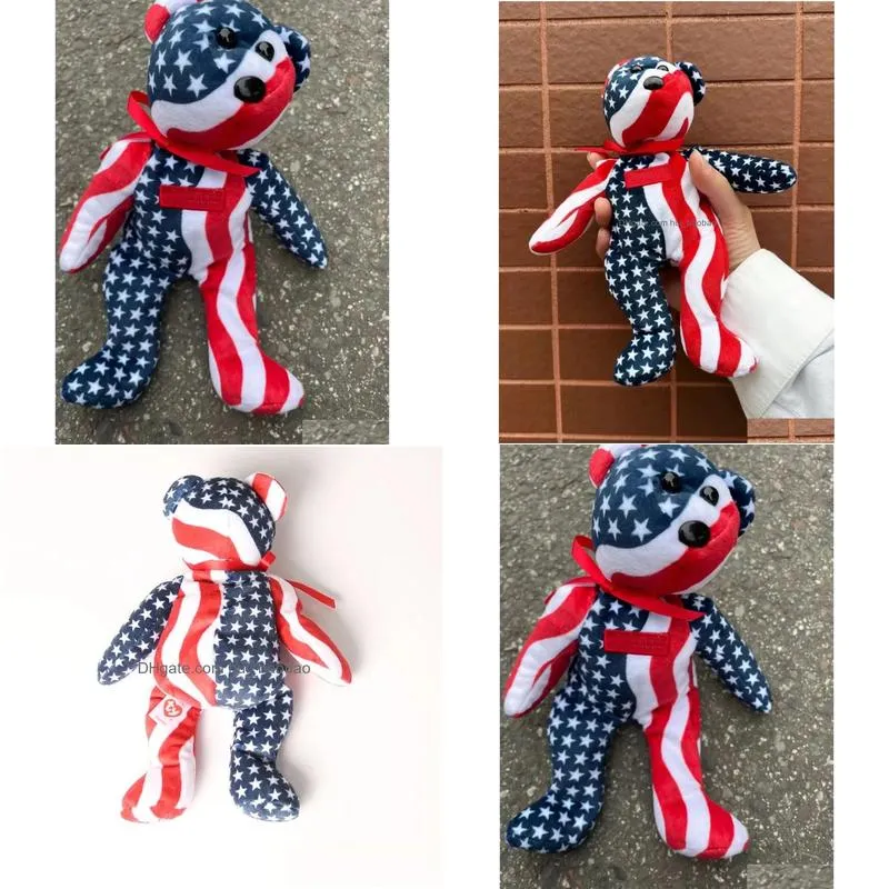 22 bear doll puppet plush uga cheerleading toy keychain pendant