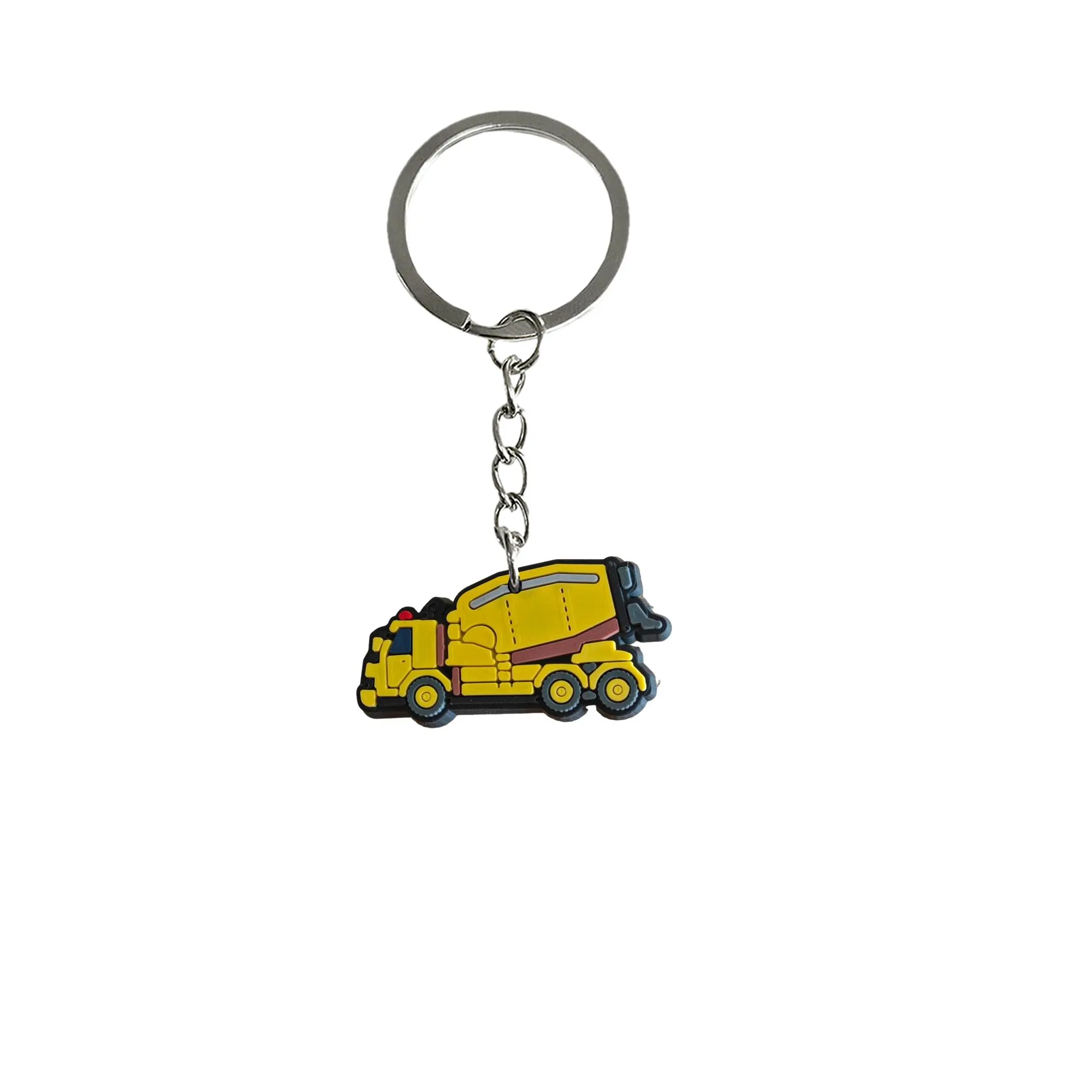 excavator 12 keychain key chain accessories for backpack handbag and car gift valentines day ring boys party favors keyring suitable schoolbag keychains shoulder bag pendant charm women
