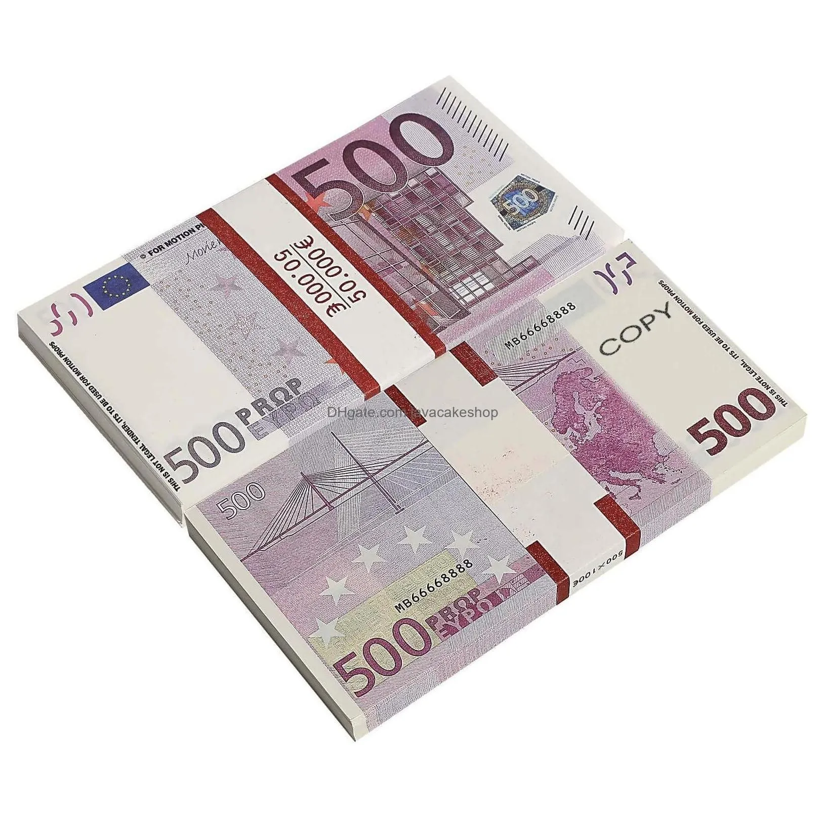 Other Festive Party Supplies Prop Money 500 Euro  For Sale Online Euros Fake Movie Moneys Bills Fl Dhz5TLCXR