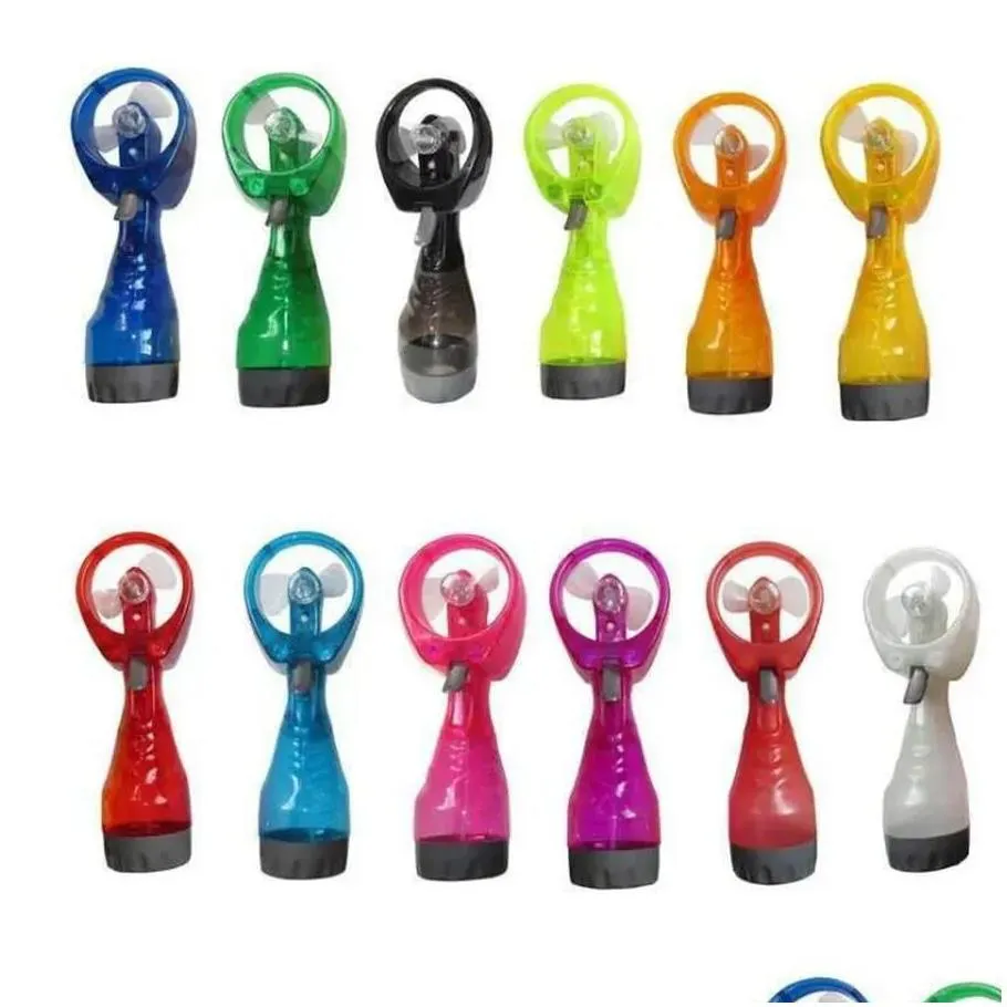 Water Spray Cool Fan Handheld Electric Mini Fan Portable Summer Cool Mist Maker Fans Party Favor