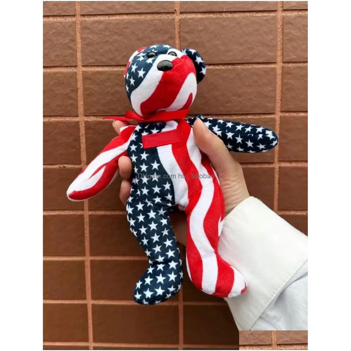 22 bear doll puppet plush uga cheerleading toy keychain pendant