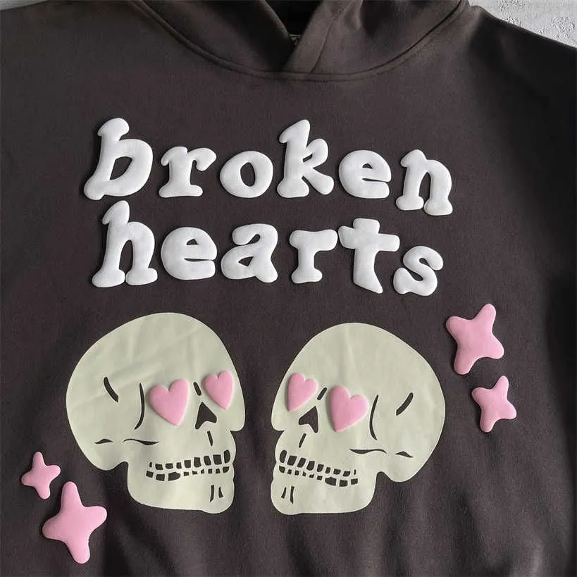 Broken Planet So Many Hoodie Bpm Hearts Vol Men`s Hooded Sweatshirt Original Quality London Design Couple`s Sweater Tops