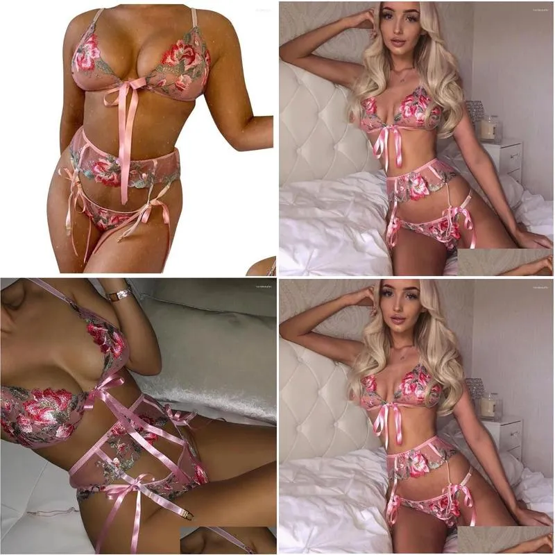 bras sets plus size sexy lingerie porn exotic corset bandage bra thong womens underwear set transparent lace floral erotic costumes