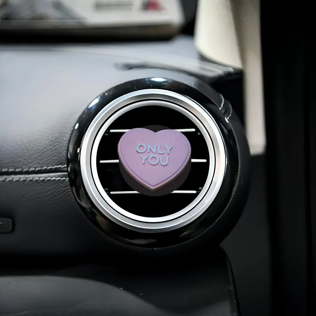 valentines day love cartoon car air vent clip square head outlet perfume clips auto freshener diffuser conditioner for office home