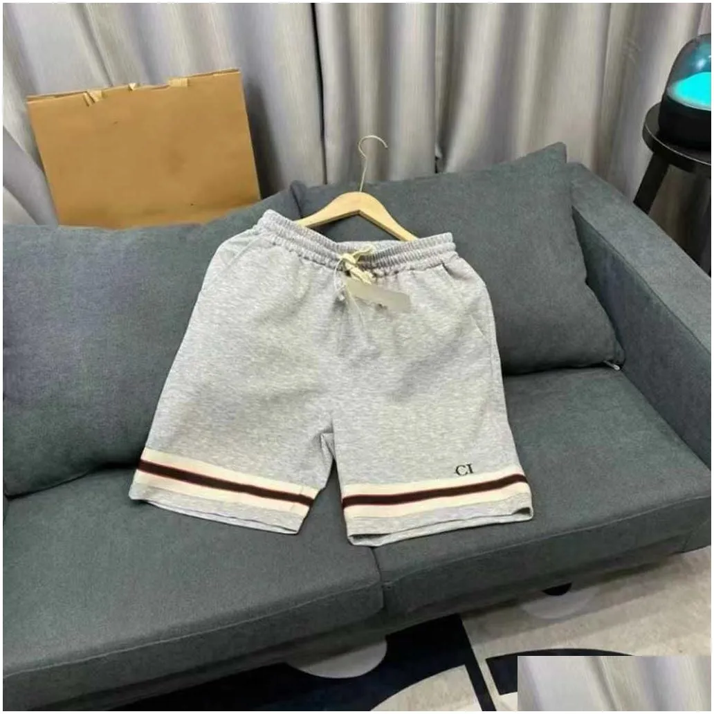 Mens Shorts Solid Color Pant Fashion 2022 Casual Couples Joggers Pants High Street For Man Short Hip Hop Streetwear Size S-4Xl Drop Dhrsn