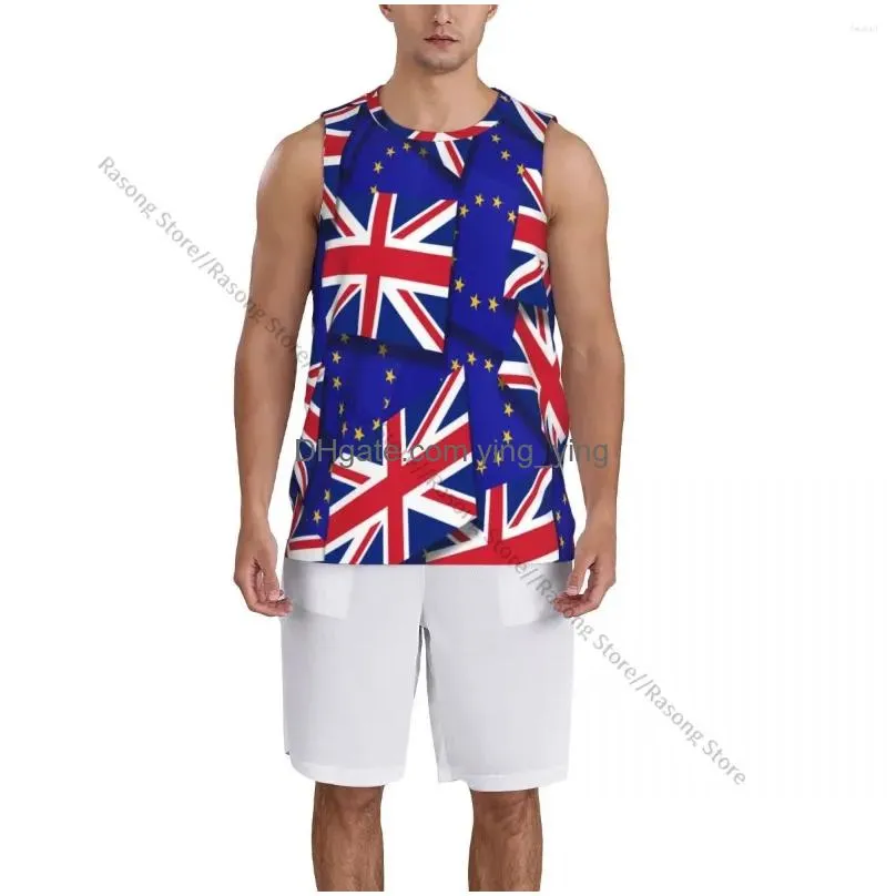 mens tank tops mens jersey flag of the united kingdom high school basketball 90s hip hop movie shirt cosplay clothing