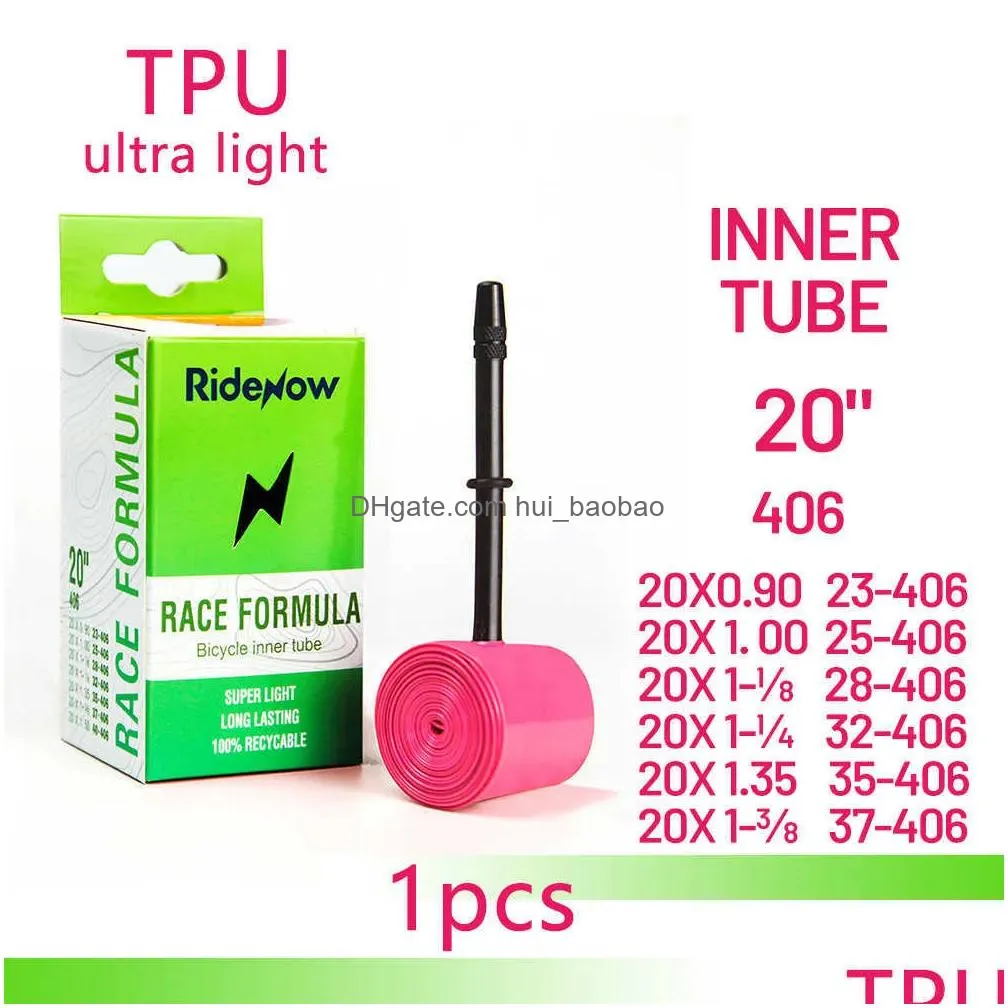 tires ridenow ultralight bike inner tube 700 x 18 25 28 32 road mtb bicycle tpu material tire 65mm length french valve super light