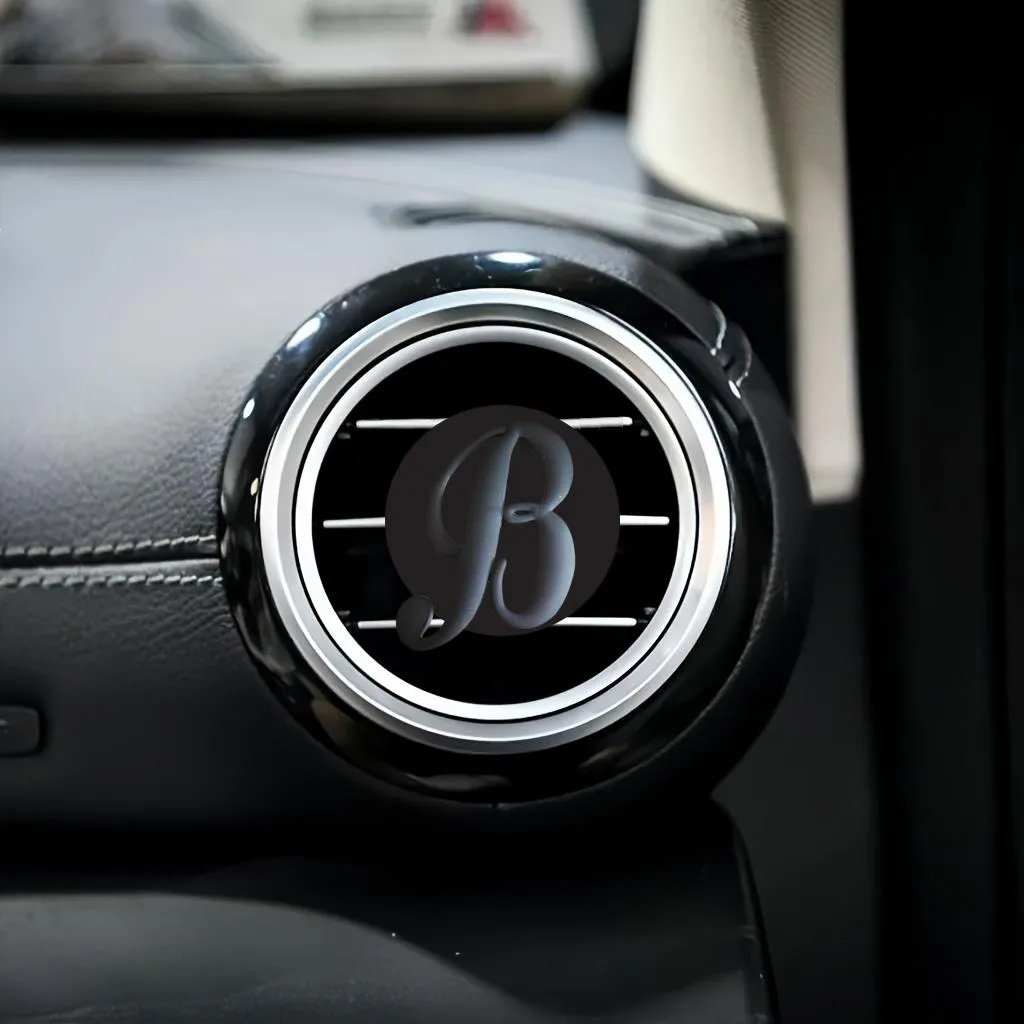 black large letters cartoon car air vent clip diffuser clips for office home auto freshener conditioner conditioning