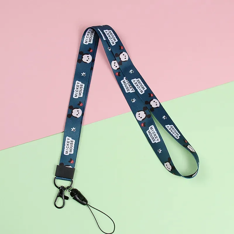Polyester Toys Cartoon Cell Phone Phone Straps Charms Keychain Lanyard Ferrule Multi-color Cells Phone Chain Accessory Camera Student Card Work ID Cards Long
