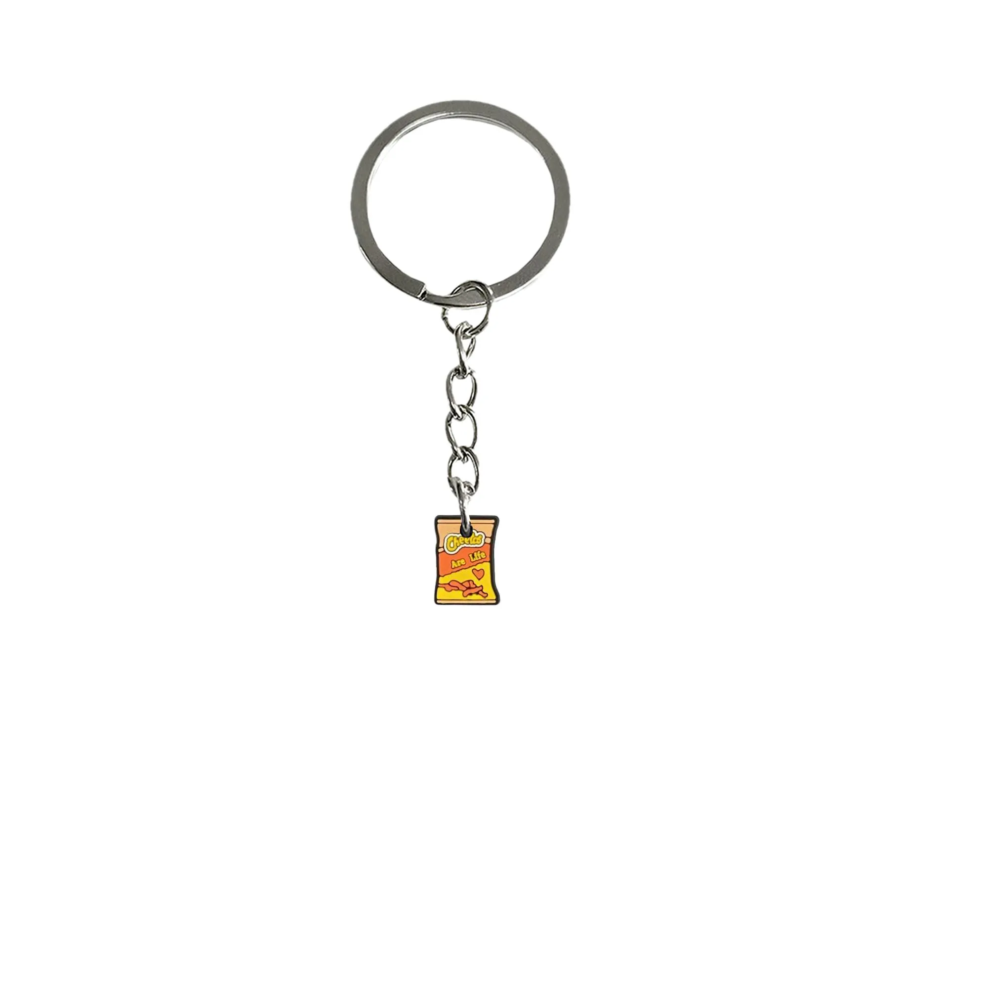 fule chicken keychain key rings mini cute keyring for classroom prizes school bags backpack suitable schoolbag keychains day birthday party supplies gift couple chains women ring girls