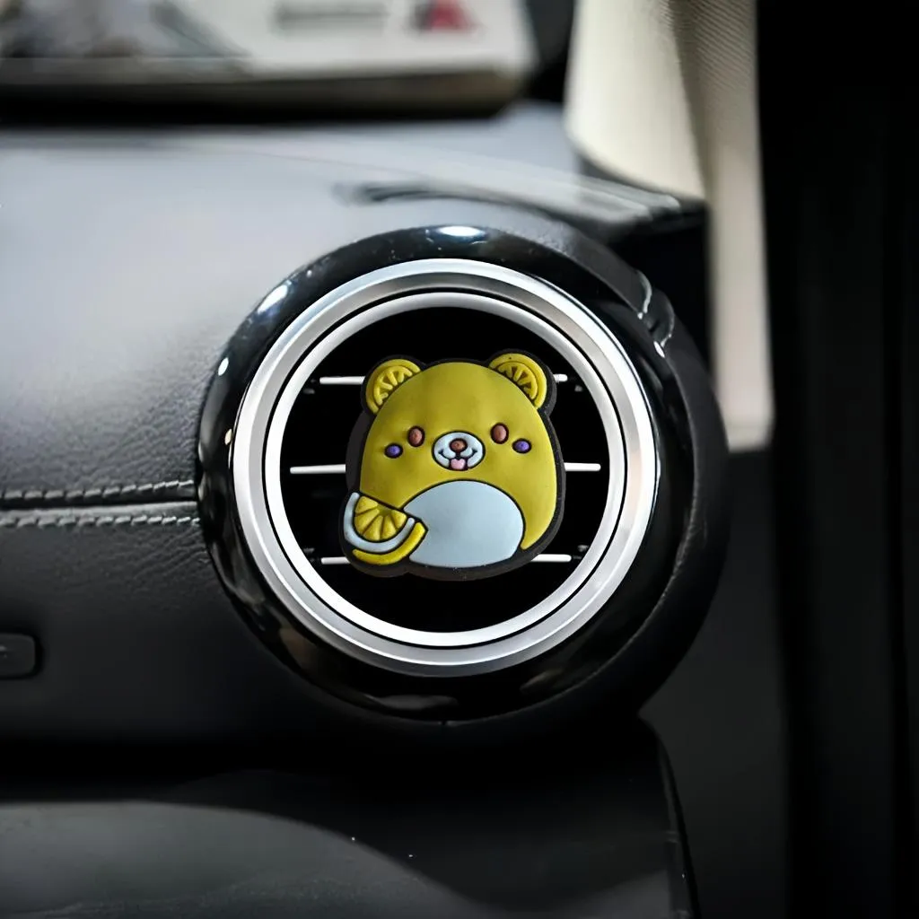 Safety Belts Accessories Cute Pig 2 50 Cartoon Car Air Vent Clip Outlet Per Clips Decorative Freshener Conditioner Bk Drop Delivery Ot Otbnb