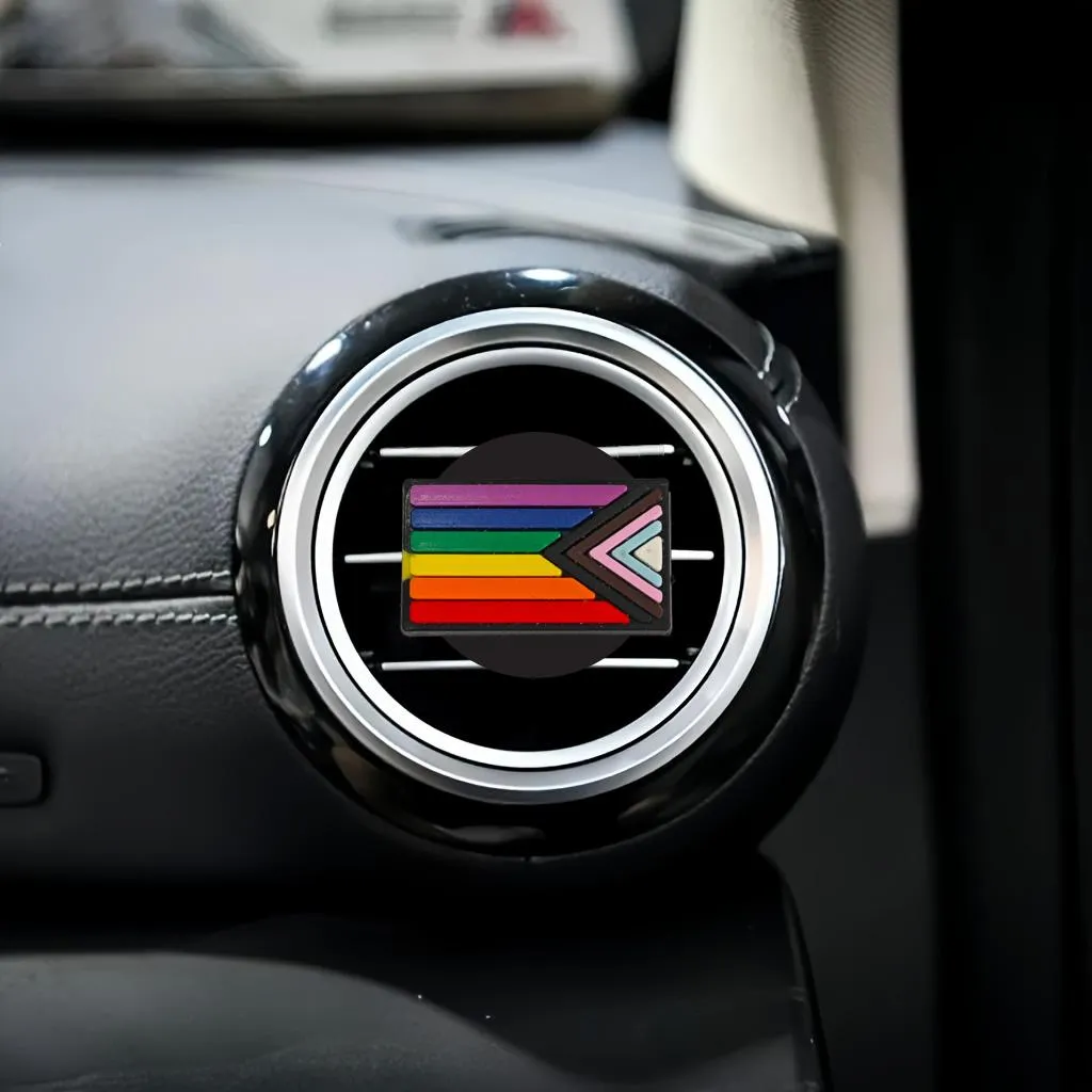 rainbow 24 cartoon car air vent clip auto outlet clips perfume conditioner for office home accessories