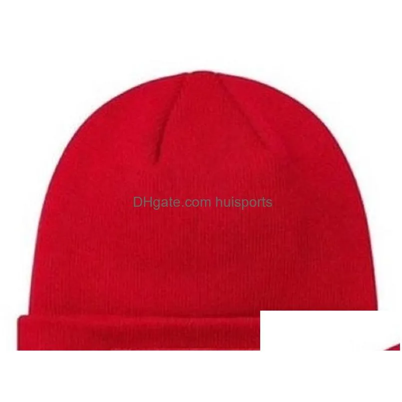 20fw black red grey beanie winter knitted skullcap adult casual hip hop hat women men acrylic beanie cap unisex solid color keep warm