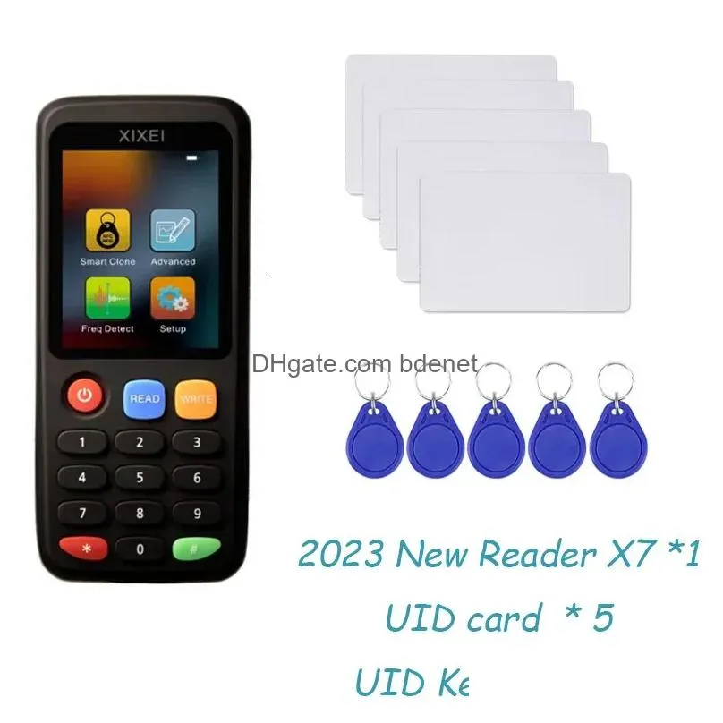 Door Locks X7 Smart Card Reader Rfid Key Clone Copier Ic Id Token Copy Duplicator 125Khz Badge Writer 1356Mhz Nfc Tag Programmer 24022 Dhzsx