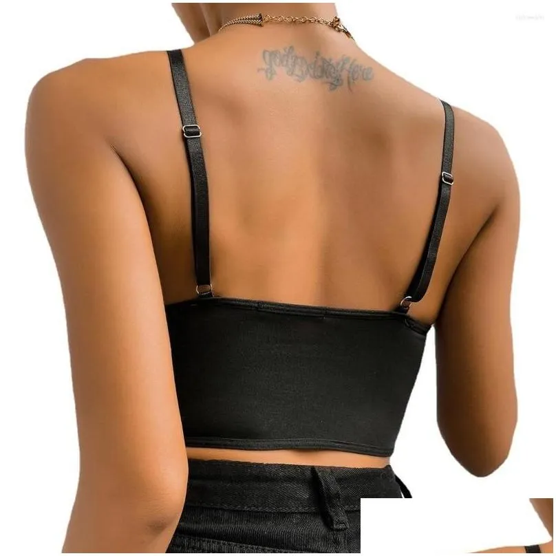 bras sets sexy mesh dress steel ring lace cut-out cross briefs costume chest anti sagging underwear female lingerie street style