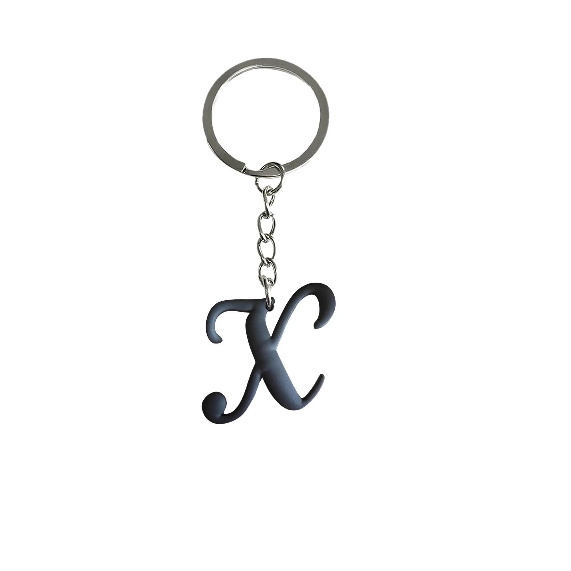 black large letters keychain keyring for school bags backpack key ring boys keychains tags goodie bag stuffer christmas gifts and holiday charms suitable schoolbag women stuffers supplies car