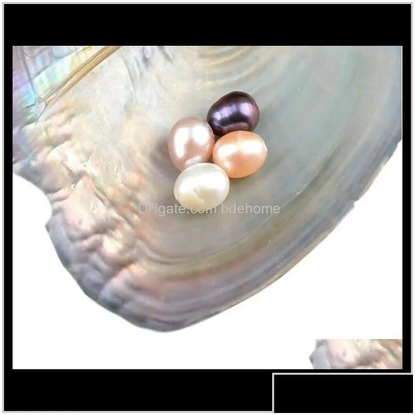 Pearl Loose Beads Jewelry Drop Delivery 2021 Wholesale Dyed Natural Pearls Inside Party In Bulk Open At Home Pearl Oysters With Vacuum Packaging