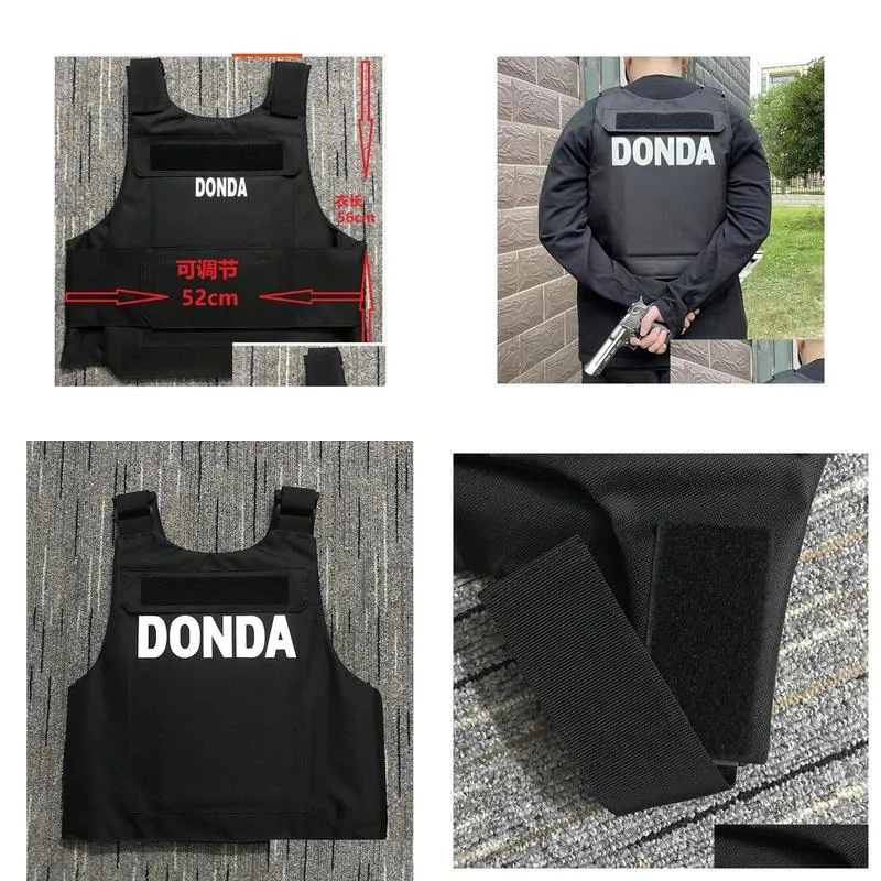 Mens Tank Tops Vets S Tactical Vests Donda Hiphop Street Vest Outerwear Tees Strike Gilet Undershirt Singlet Dondamens Drop Delivery Dhutn