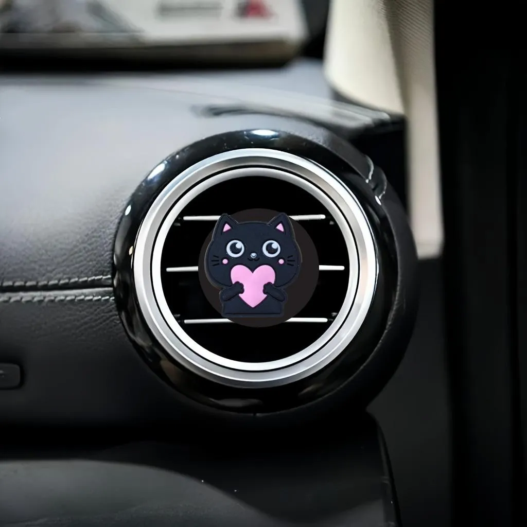 valentines day three cartoon car air vent clip conditioner outlet perfume clips auto freshener