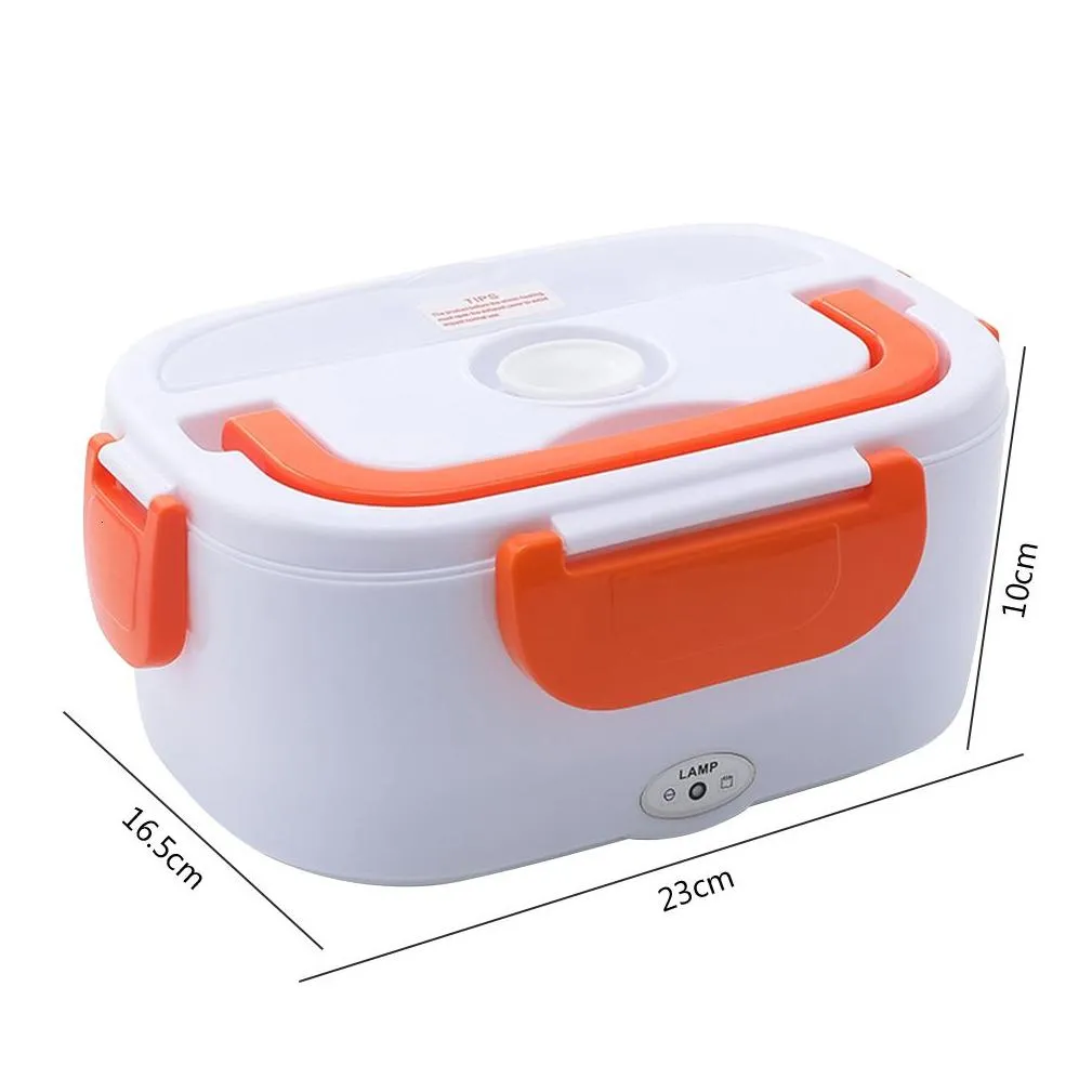 lunch boxes bags electric heated lunch box home electric heated lunch box portable bento boxes food heater rice container home warmer dinnerware
