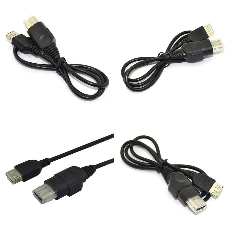 500pcs Controller To USB Female Converter Adapter PC USB Type A Female To for Xbox Cable Cord For Microsoft Xbox Console