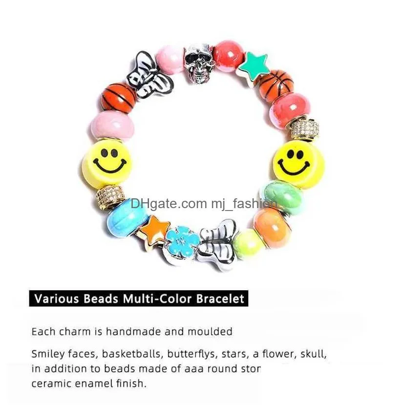 Beaded Luxta Various Beads And Mticolor Bracelets Original Design Hip Hop Jewelry Drop Delivery Dhcvk