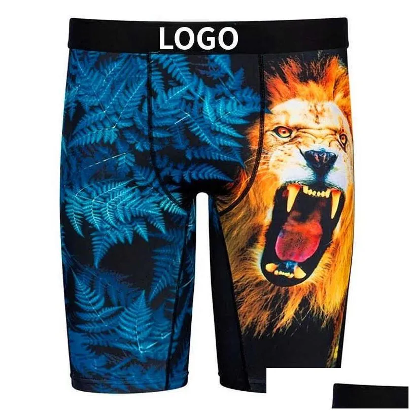 Mens Shorts 2023 Designer Plus Size 3Xl Brand Sports Underpants Tight Breathable Printed Underwear Boxers Briefs With Package Drop D Dhybp