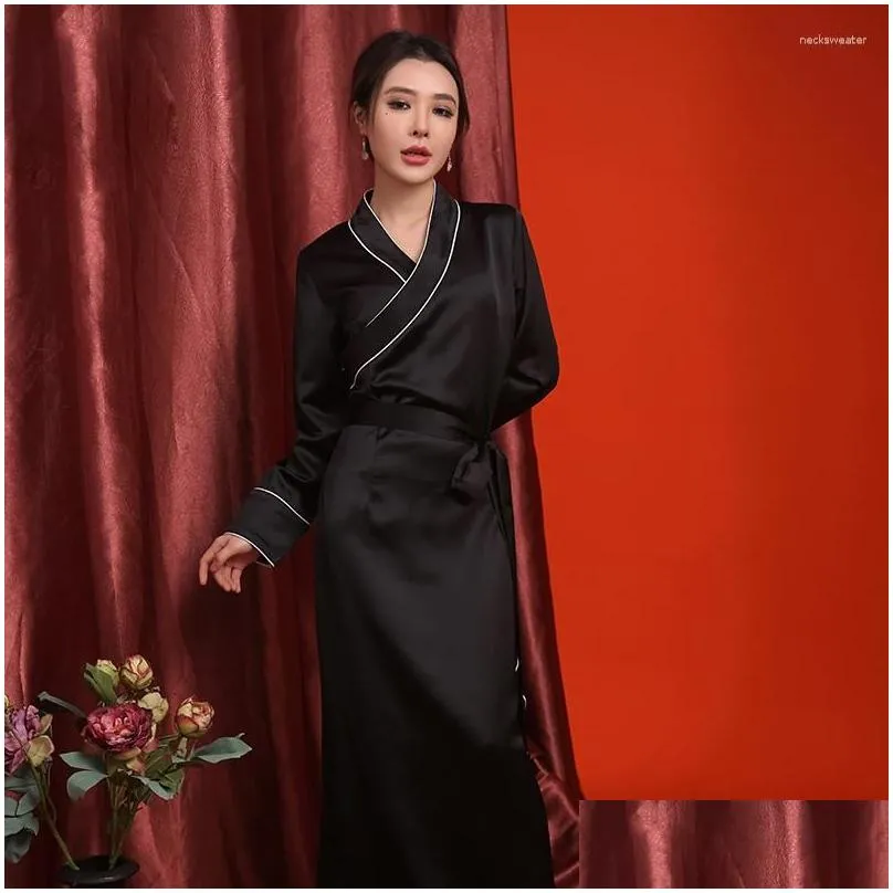 ethnic clothing tibetan traditional trend women black sichuan tibet qinghai style robe lhasa bola gown lady