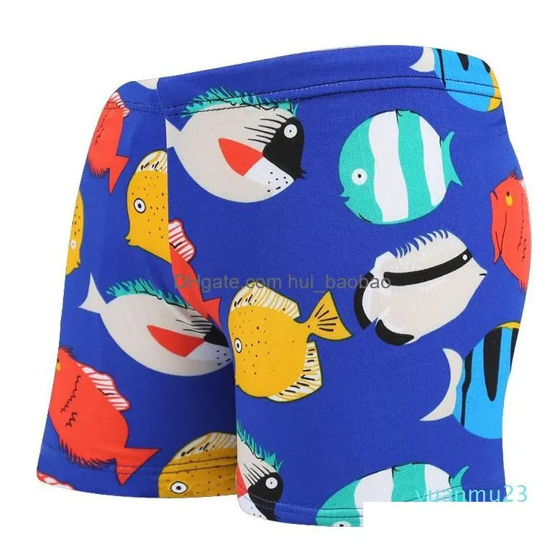 Swim Wear 2022 Kids Children 98922 Swimming Trunks Shorts Cute Cartoon Printing Comfortable Beach 02 Wholesale Lovely Youth Drop Del Dh4Zm
