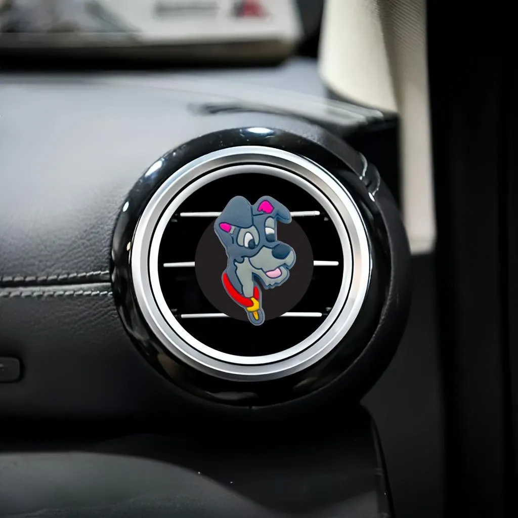dog series 32 cartoon car air vent clip outlet perfume auto conditioner clips freshener replacement