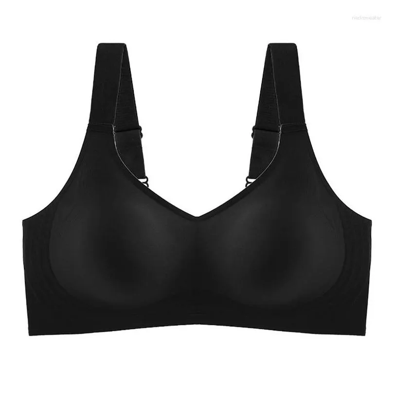 bras sexy seamless bra for women wireless v neck soft underwear full coverage comfort brassiere fashion backless push up lingerie