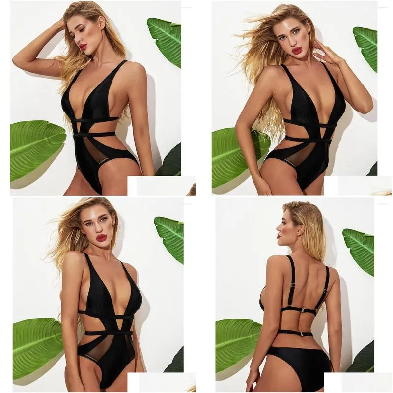 Sexy Mesh One Piece Swimsuit For Women Transparent One Piece Swimwear With The Sheer Size Detailing From Lmsjfyshop 93.4 DHgate.Com