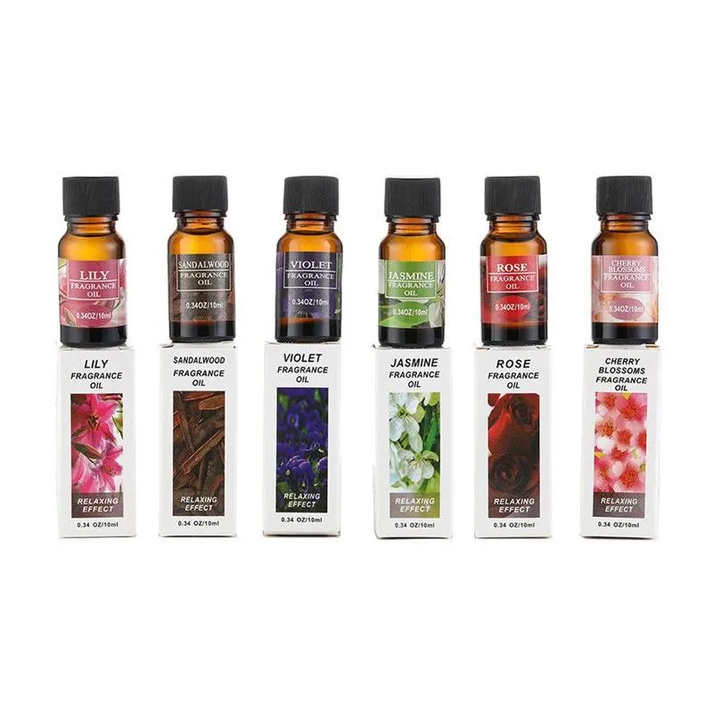 10ml Pure Natural Essential Oils For Aromatherapy Diffusers Essential Oils Air Freshening Organic Body Relieve Stress Oil