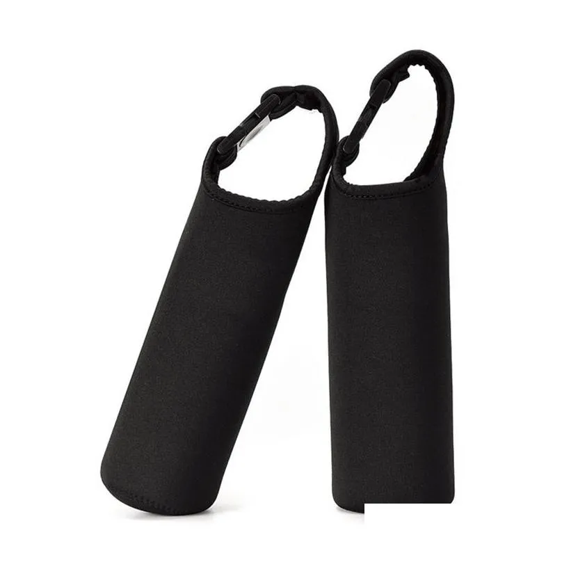 neoprene portable glass single bottle party favor cooler sleeve holder cover bag water bottles tote cup set